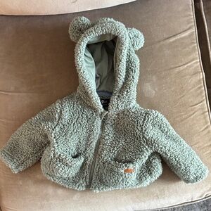 7  For All Mankind 0-3M (fit my baby up until 6M) Green Teddy Bear Hoodie